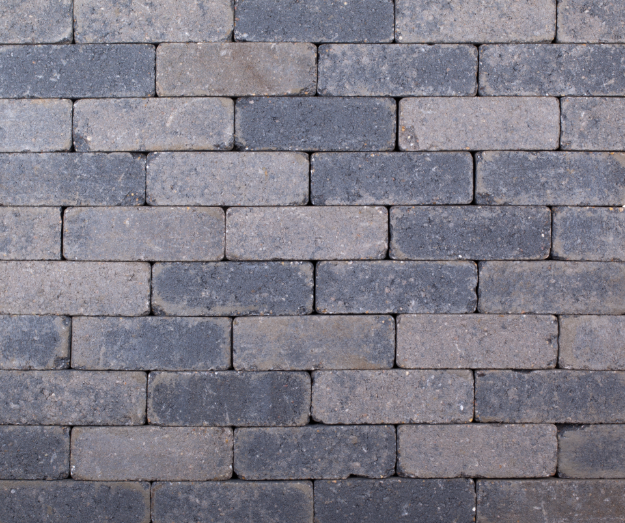 Afbeeldingen van Dikformaat-Grijs-Zwart-getrommeld-20x6,5x6,5cm