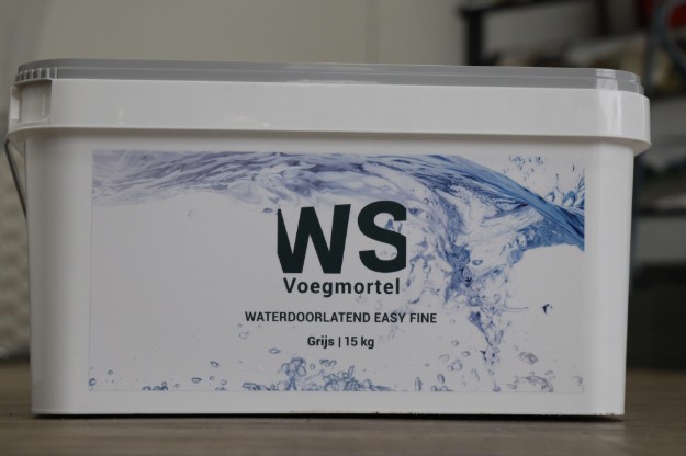 Afbeeldingen van Waterdoorlatend voegmiddel steengrijs 15kg