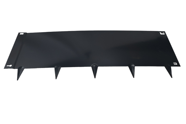 Afbeeldingen van Kantopsluiting met pin Antra poedercoating 40x106 cm