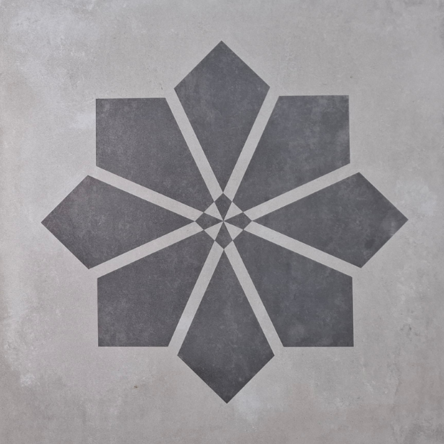 Afbeeldingen van GeoCeramica Etoile Silver base 60x60x4 cm