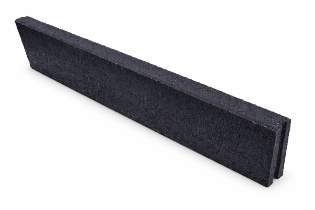 Afbeeldingen van Opsluitband antraciet  6x30x100