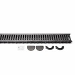 Afbeeldingen van Watergoot rooster zwart