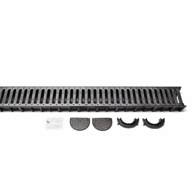 Afbeeldingen van Watergoot rooster zwart