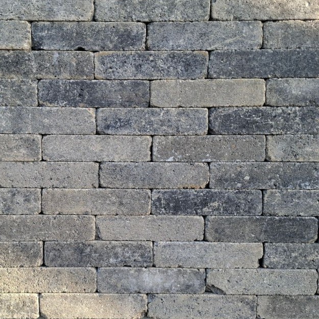 Afbeeldingen van Waalstones-grijs-zwart-20x5x7 cm