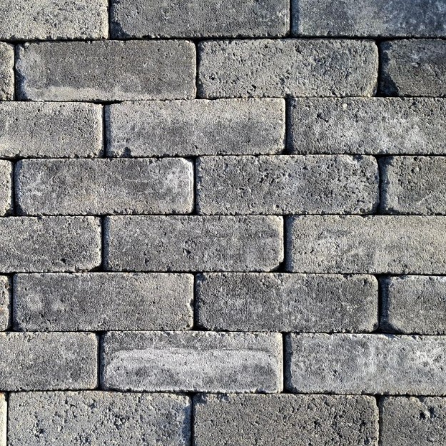 Afbeeldingen van Dikformaat-Antraciet-getrommeld-20x6,5x6,5cm