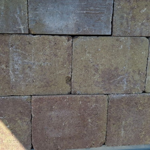 Afbeeldingen van Kobbelstone 28x21x7 Geel/Bruin